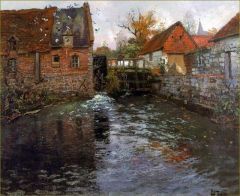 Frits Thaulow The Mill Pond