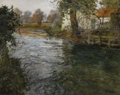 Frits Thaulow The River Canche Near Montreuil-sur-mer