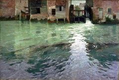 Frits Thaulow Water Mill
