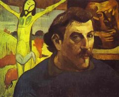 Gauguin, Autoportrait avec le Christ jaune