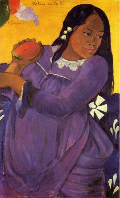Gauguin, Femme avec une mangue