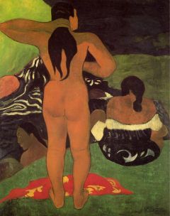 Gauguin, Femmes Thaitiennes à la plage