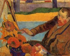 Gauguin, Van Gogh peignant ses tournesols