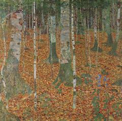 Gustav Klimt Birch Forest