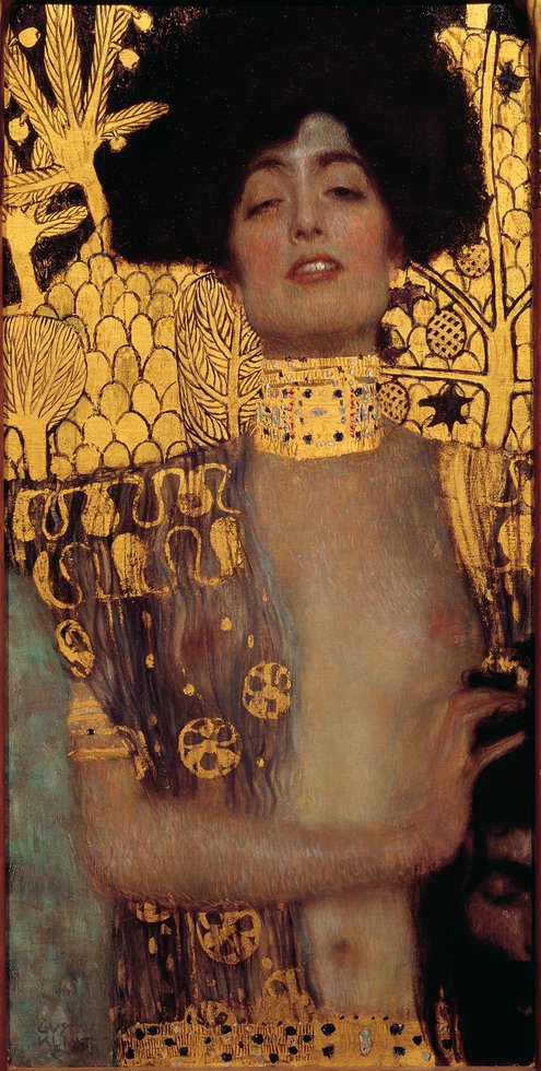 Peinture sur toile, reproduction de Gustav Klimt Judith And The Head Of Holophernes qualité musée