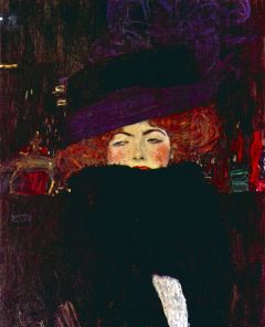 Gustav Klimt Lady With Hat And Feather