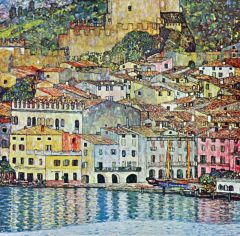 Gustav Klimt Malcesine On Lake Garda