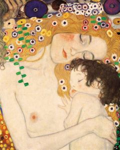 Gustav Klimt Mother And Child