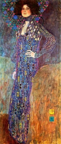Gustav Klimt Portrait Of Emily Floge