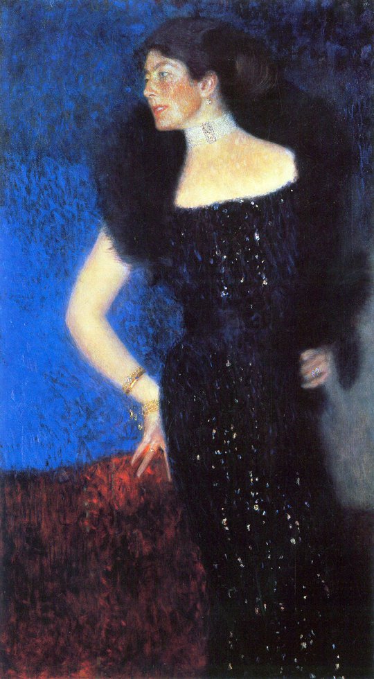 Peinture sur toile, reproduction de Gustav Klimt Portrait Of Rose Von Rosthorn-friedmann qualité musée