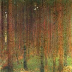 Gustav Klimt Tannenwald Ii