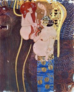 Gustav Klimt The Beethoven Freize - Details