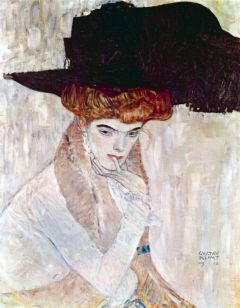 Gustav Klimt The Black Hat