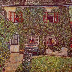 Gustav Klimt The House Of Guard
