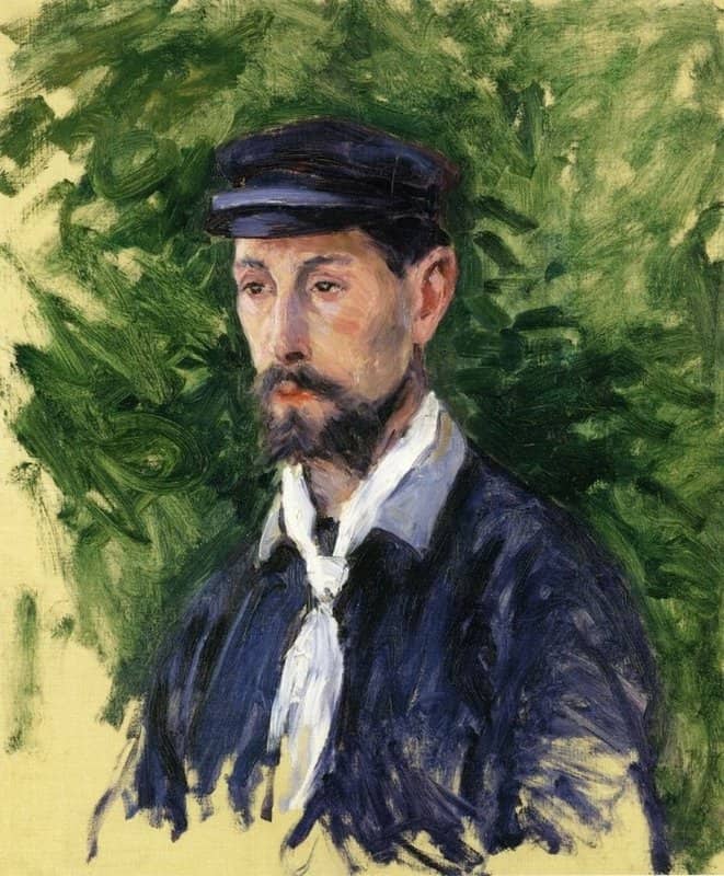 Peinture sur toile, reproduction de Gustave Caillebotte Portrait D Eugene Lamy 1888 qualité musée