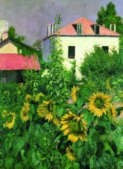 Gustave Caillebotte Sunflowers In The Garden At Petit Gennevilliers - 1885