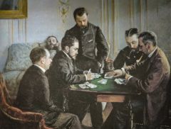 Gustave Caillebotte The Bezique Game