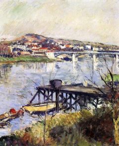 Gustave Caillebotte The Bridge In Argenteuil 1893