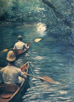 Gustave Caillebotte The Canoes