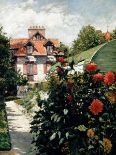 Gustave Caillebotte The Garden At Petit Gennevilliers