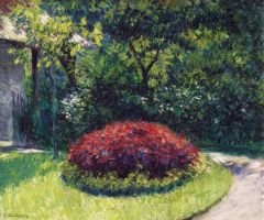 Gustave Caillebotte The Plain At Gennevilliers Group Of Poplars 1883