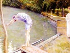 Gustave Caillebotte The Swimmer