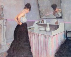 Gustave Caillebotte Woman At A Dressing Table