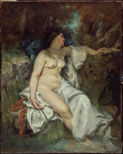 Gustave Courbet, Bather Sleeping by a Brook