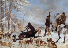 Gustave Courbet, L'Hallali du cerf