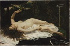 Gustave Courbet, La femme au perroquet