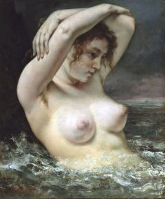 Gustave Courbet, La Femme à la vague
