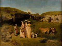 Gustave Courbet, Les Demoiselles de village