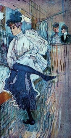 Henri De Toulouse-lautrec Jane Avril Dancing 1892