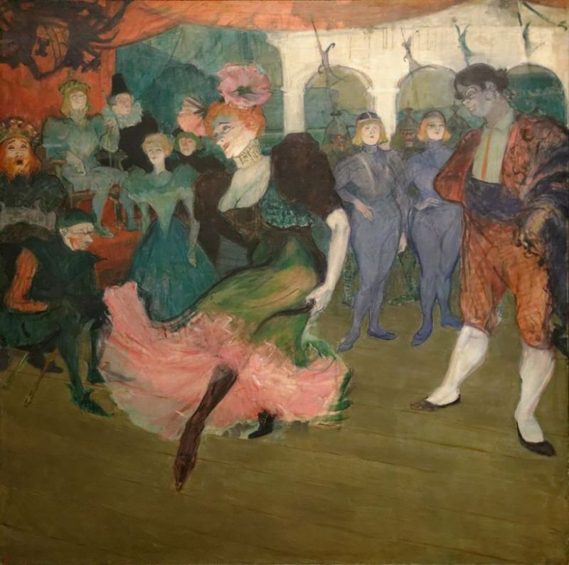 Peinture sur toile, reproduction de Henri De Toulouse-lautrec Marcelle Lender Dansant Le Bolero De Chilperic 1895-1896 qualité musée