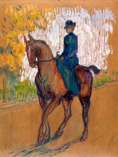 Henri De Toulouse-lautrec Side-saddle 1899