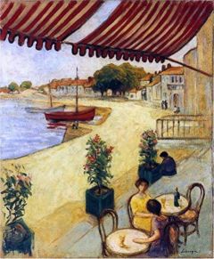 Henri Lebasque Cafe By The Sea