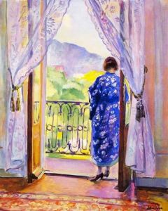 Henri Lebasque, The Blue Robe, 1920