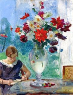 Henri Lebasque Woman Reading