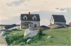 Hopper Houses Of Squam Light 1923