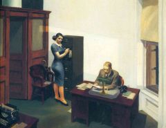 Hopper Office At Night