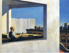 Hopper Office In A Small City