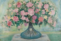 Jacqueline Marval, Bouquet de Roses, c 1925