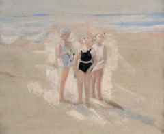 Jacqueline Marval, Enfants sur la Plage