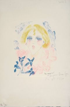 Jacqueline Marval, Femme aux gentianes