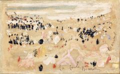 Jacqueline Marval, La Foule, Biarritz, 1923