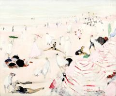 Jacqueline Marval, Un Coin de Plage, Biarritz