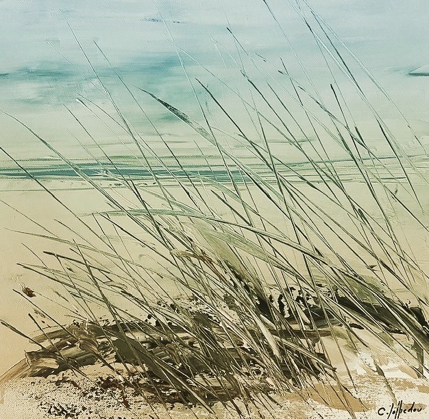Peinture sur toile, reproduction de Jaffredou, Les Dunes De Keremma qualité musée
