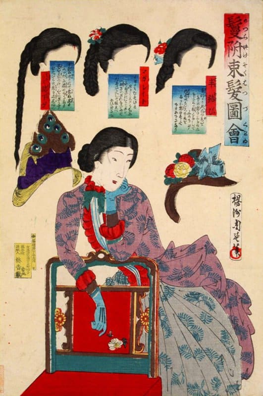 Peinture sur toile, reproduction de Japanese Illustration And Painting - Art - 2 qualité musée