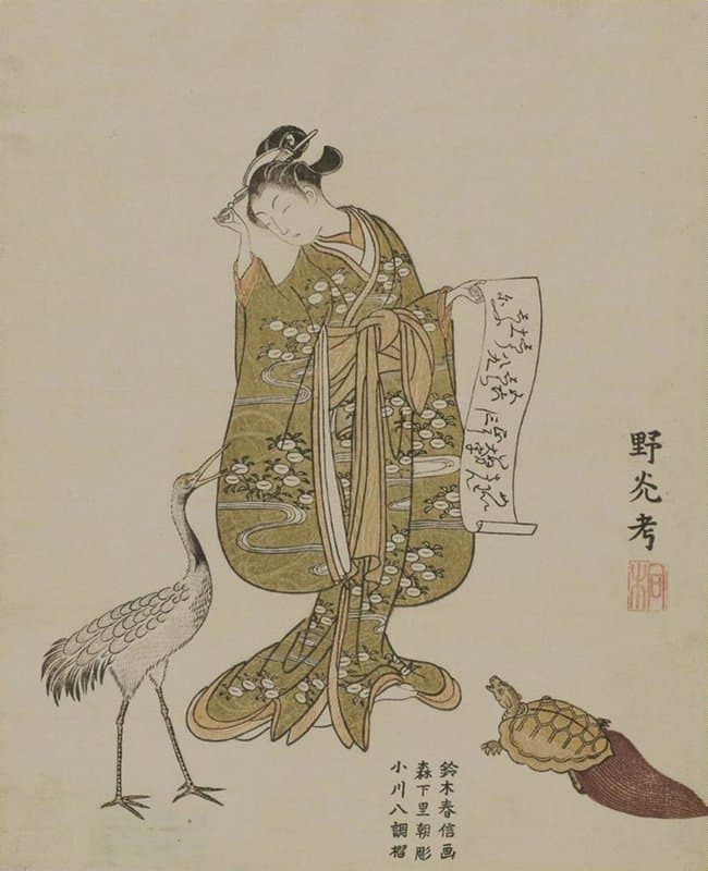 Peinture sur toile, reproduction de Japanese Illustration And Painting - Art - 3 qualité musée