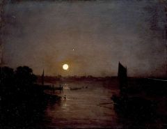 JMW Turner, Moonlight - A Study At Millbank